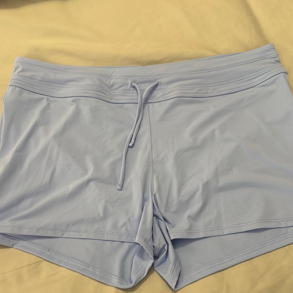 Athleta Blue swim shorts